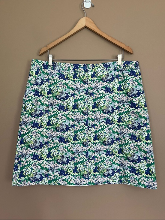 Talbots Dresses & Skirts - {Talbots} Floral Denim Skirt - Womens 14W